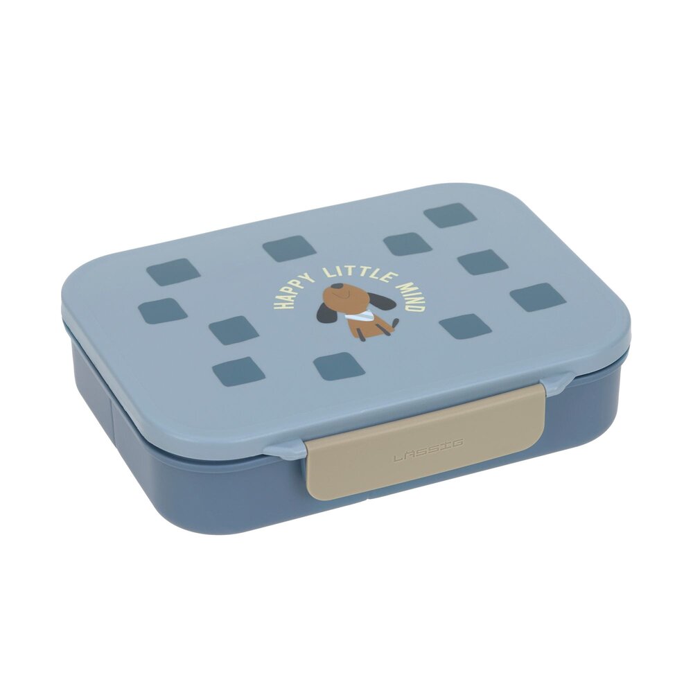Lassig Bento-Lunchbox Pattern Party - Blue/green