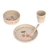 Lassig Dish Set PP/Cellulose Happy Fruits Cherry