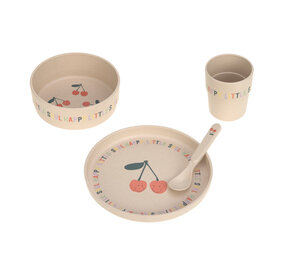 Lassig Dish Set PP/Cellulose Happy Fruits Cherry