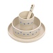 Lässig Dish Set PP/Cellulose Happy Rascals Smile - Sky blue Lässig Dish Set PP/Cellulose Happy Rascals Smile - Sky blue