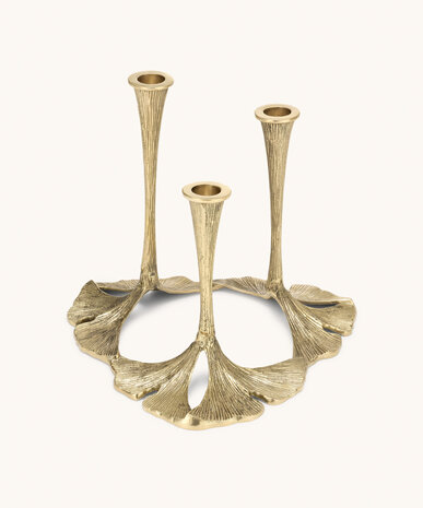 Doing Goods Gaya Ginko Triple Candle Holder