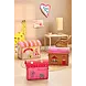 Rice Raffia Toy Baskets with Pink Fun Fair Theme Rice Raffia Toy Baskets with Pink Fun Fair Theme