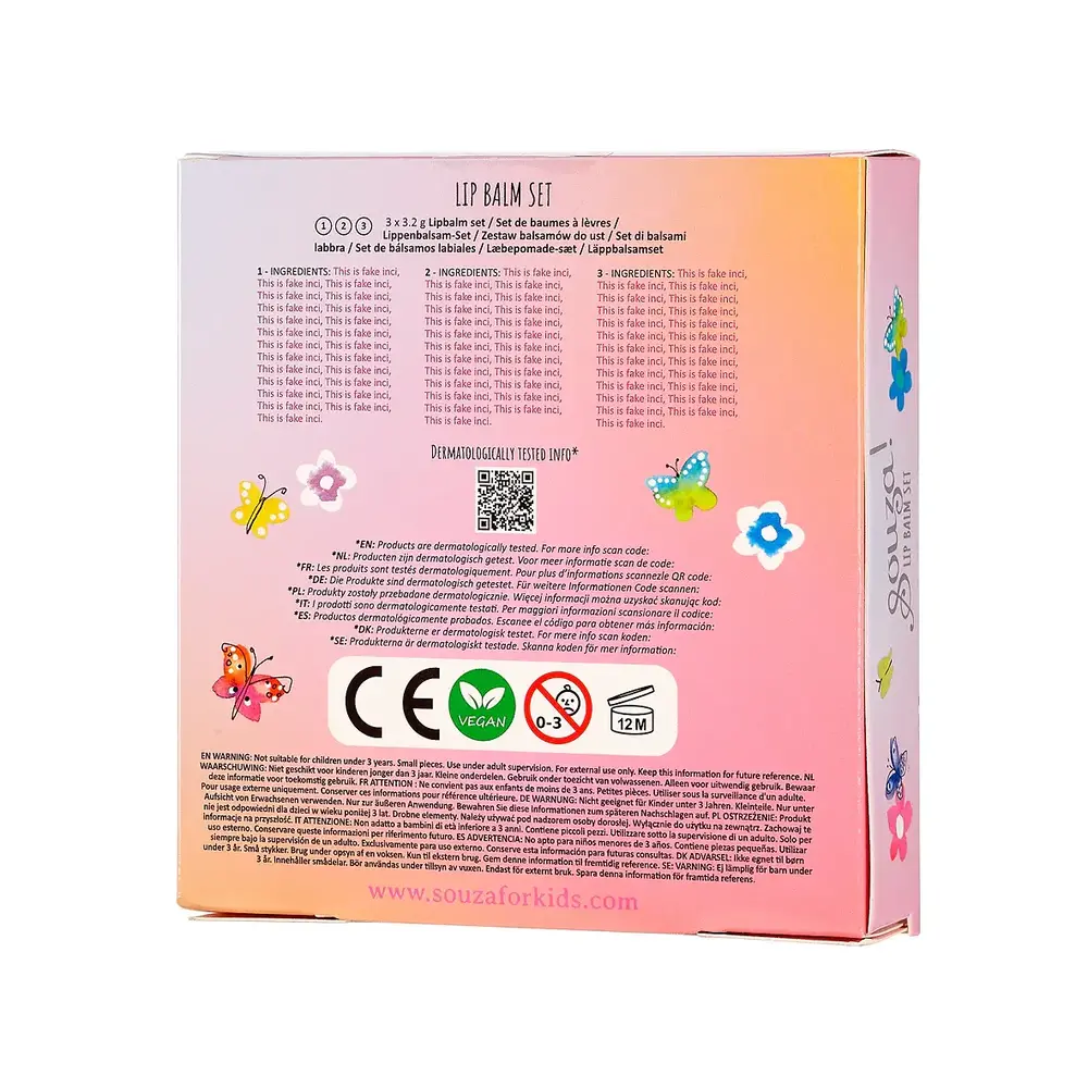 Souza Lippenbalsem set Souza Lippenbalsem set