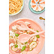 Rice Resin Salad Spoon and Fork in Soft Pink Rice Resin Salad Spoon and Fork in Soft Pink