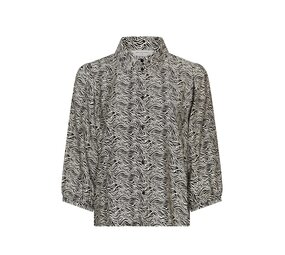 MSCH Cielo Amabella 3/4 Shirt AOP - Fog Abstract