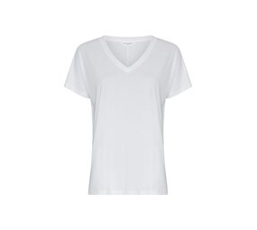 MSCH Fenya Modal V Neck Tee – Bright White MSCH Fenya Modal V Neck Tee – Bright White