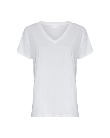 MSCH Fenya Modal V Neck Tee – Bright White MSCH Fenya Modal V Neck Tee – Bright White