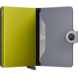 Secrid Miniwallet Matte - Grey & Lime Secrid Miniwallet Matte - Grey & Lime