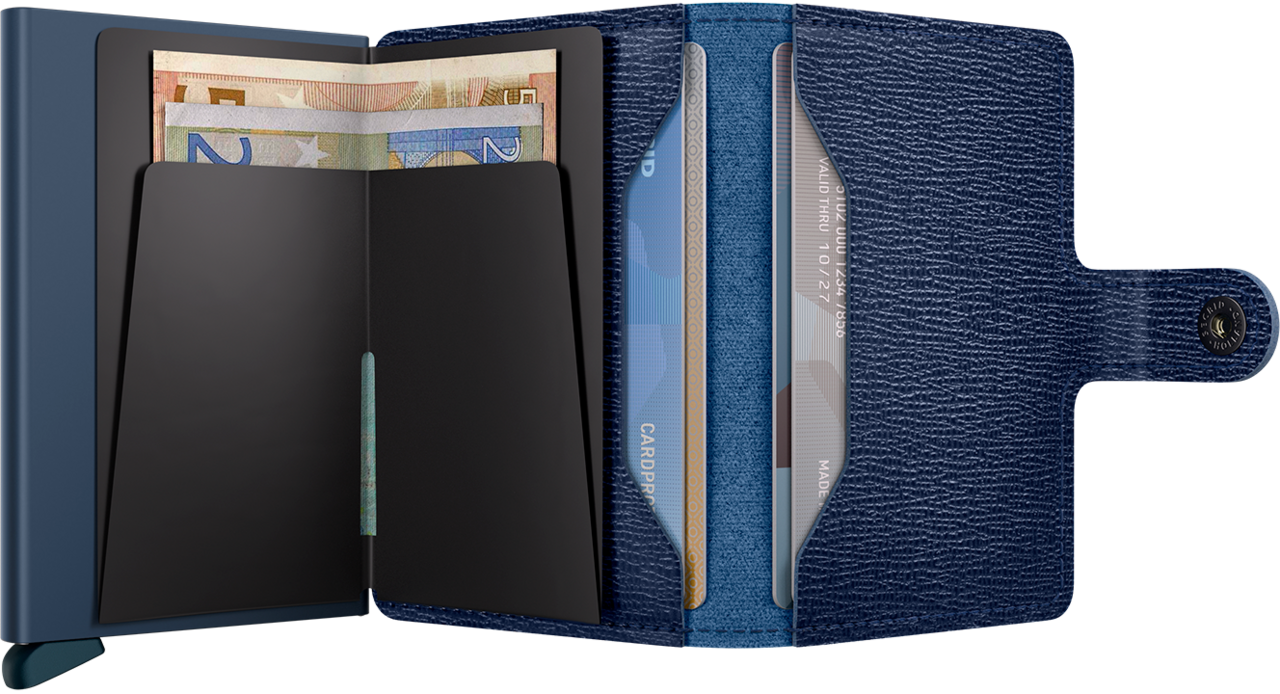 Secrid Miniwallet Crisple - Navy Secrid Miniwallet Crisple - Navy