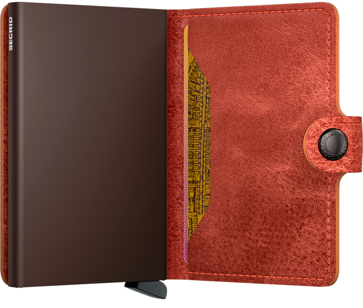 Secrid Miniwallet Vintage - Orange Secrid Miniwallet Vintage - Orange