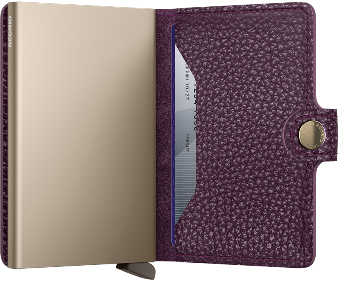Secrid Miniwallet Pebble - Grape Secrid Miniwallet Pebble - Grape