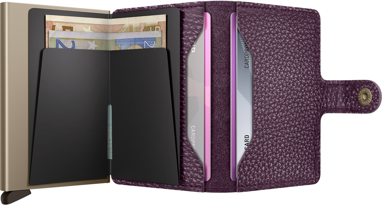 Secrid Miniwallet Pebble - Grape Secrid Miniwallet Pebble - Grape
