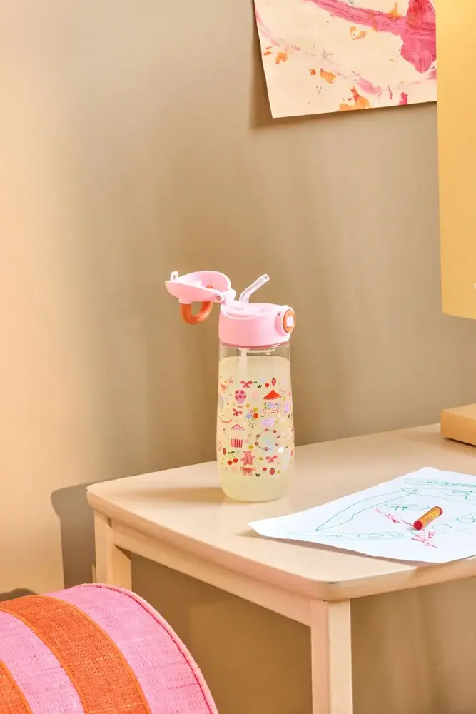 Rice Tritan Fles - Roze Rice Tritan Fles - Roze