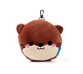 Relaxeazzz Henry de Otter Rond Reiskussen & Slaapmasker