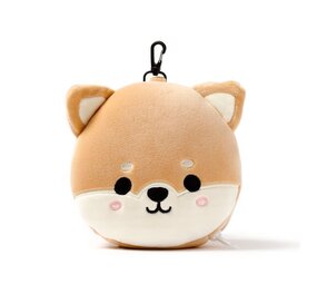 Relaxeazzz Pluche Shiba Inu Rond Reiskussen & Slaapmask Relaxeazzz Pluche Shiba Inu Rond Reiskussen & Slaapmask