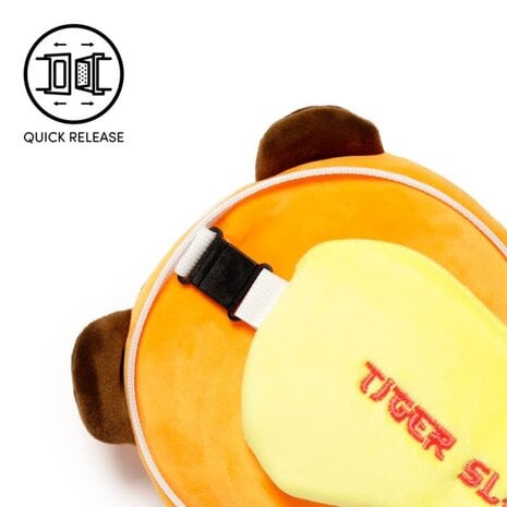 Relaxeazzz Pluche Tijger Rond Reiskussen & Slaapmasker Relaxeazzz Pluche Tijger Rond Reiskussen & Slaapmasker