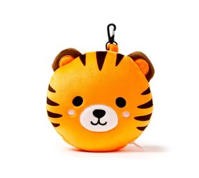 Relaxeazzz Pluche Tijger Rond Reiskussen & Slaapmasker Relaxeazzz Pluche Tijger Rond Reiskussen & Slaapmasker