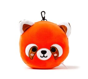 Relaxeazzz Pluche Rode Panda Rond Reiskussen & Slaapmasker Relaxeazzz Pluche Rode Panda Rond Reiskussen & Slaapmasker