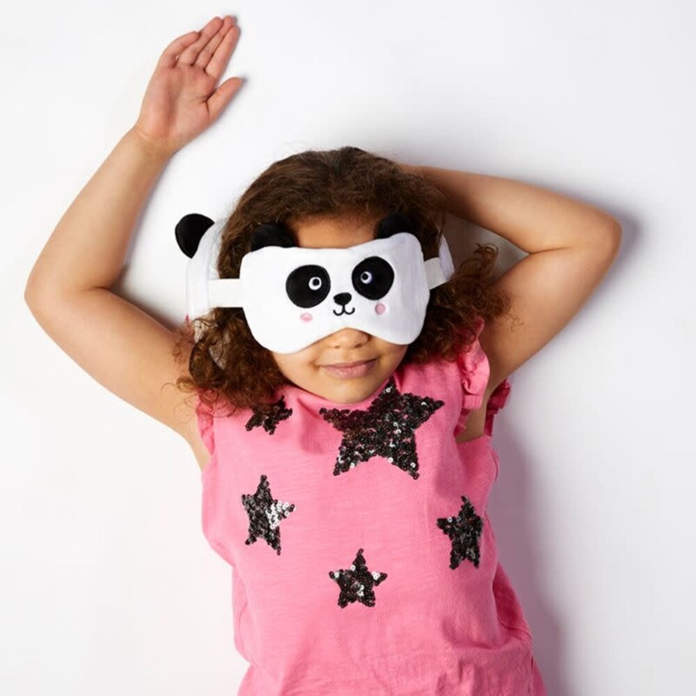 Relaxeazzz Panda Rond Reiskussen & Slaapmasker