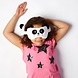 Relaxeazzz Panda Rond Reiskussen & Slaapmasker