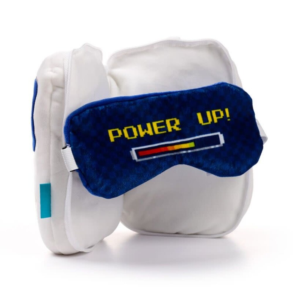 Relaxeazzz Game Over Rond Reiskussen & Slaapmasker Relaxeazzz Game Over Rond Reiskussen & Slaapmasker