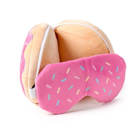 Relaxeazzz Donut Rond Reiskussen & Slaapmasker Relaxeazzz Donut Rond Reiskussen & Slaapmasker