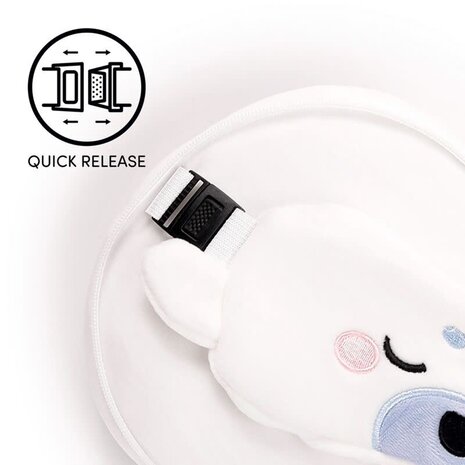 Relaxeazzz Kai de Zeehond Rond Reiskussen & Slaapmasker Relaxeazzz Kai de Zeehond Rond Reiskussen & Slaapmasker