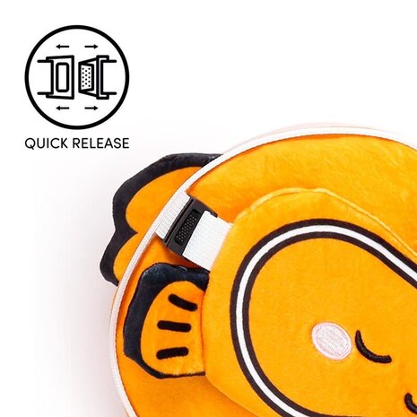 Relaxeazzz Finley de Clownsvis Rond Reiskussen & Slaapmasker Relaxeazzz Finley de Clownsvis Rond Reiskussen & Slaapmasker
