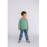 The New Chapter Lou t-shirt stripes - Green Stripes