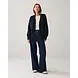 Summum Woman Puff sleeve cardigan cozy melange knit – Midnightblue Summum Woman Puff sleeve cardigan cozy melange knit – Midnightblue