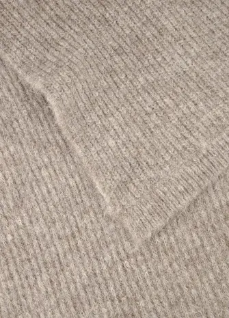 Summum Woman Scarf cozy melange knit – Funghi