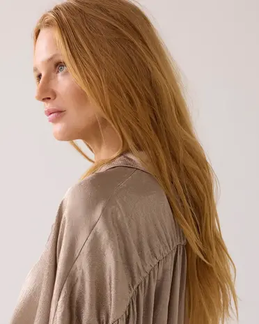 Summum Woman Blouse Crinkle satin – Funghi Summum Woman Blouse Crinkle satin – Funghi