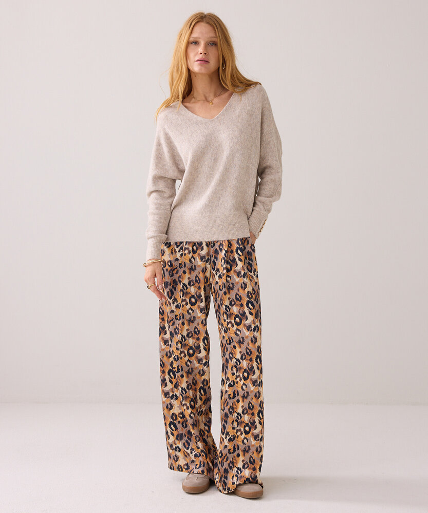 Summum Woman Oversized sweater wool elastane blend knit – Ash Summum Woman Oversized sweater wool elastane blend knit – Ash