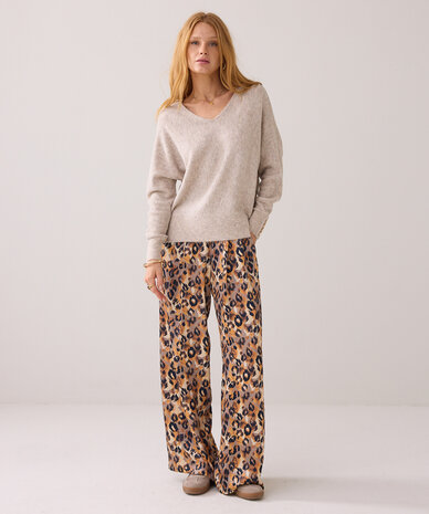 Summum Woman Oversized sweater wool elastane blend knit – Ash Summum Woman Oversized sweater wool elastane blend knit – Ash