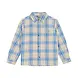 Daily7 Shirt Check Print – Dusty Kobalt Daily7 Shirt Check Print – Dusty Kobalt