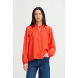 ICHI Karlani Blouse – Fiery Red