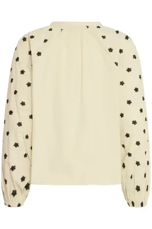 ICHI Elumo Blouse – Almond Milk