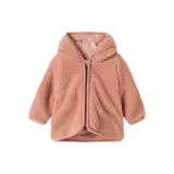 Lil' Atelier Nalo Sherpa JKT Solid - Misty Rose