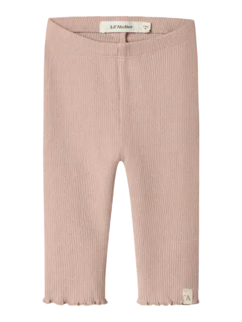 Lil' Atelier Nora Slim Legging - Cameo Rose