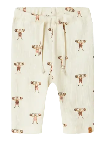 Lil' Atelier Lavo Emi Loose Pant - Turtledove Strong Man