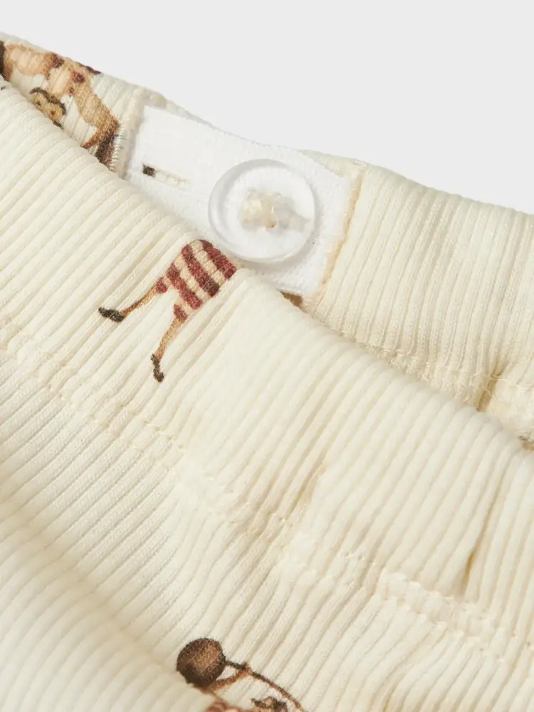 Lil' Atelier Lavo Emi Loose Pant - Turtledove Strong Man