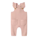 Lil' Atelier Noella Loose Sweat Overall - Cameo Rose