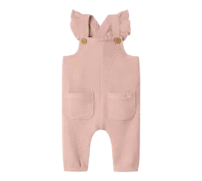 Lil' Atelier Noella Loose Sweat Overall - Cameo Rose