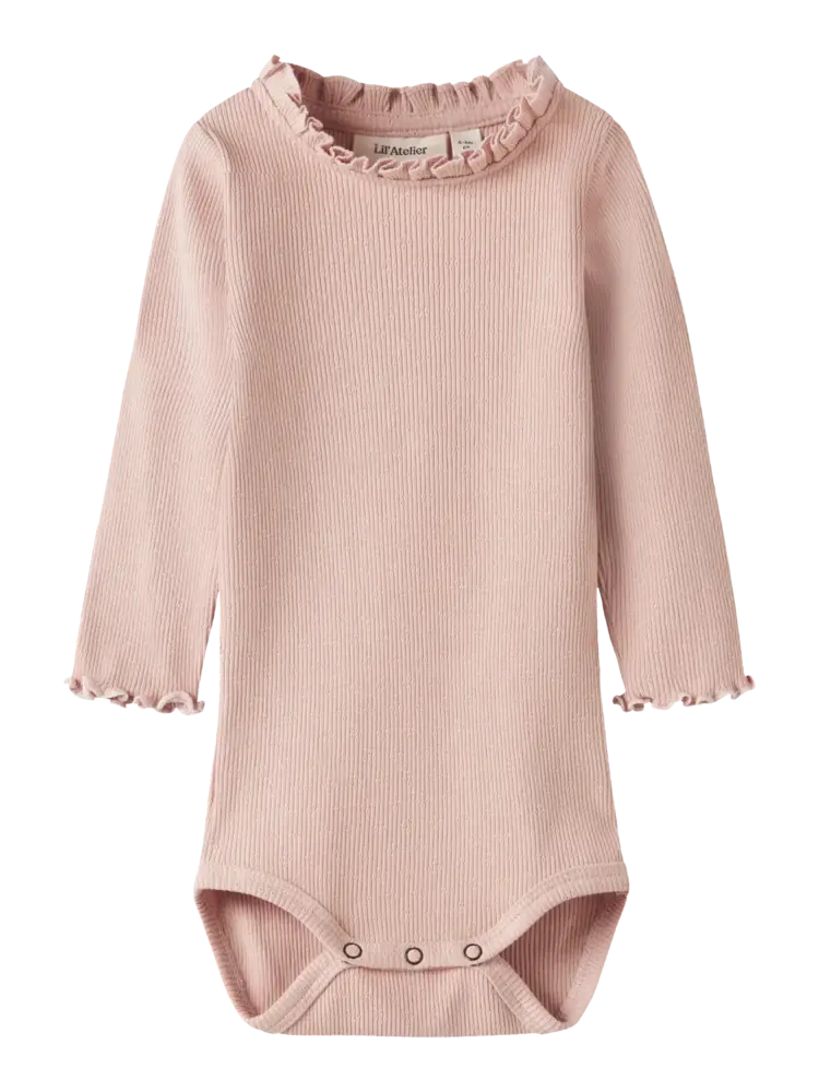Lil' Atelier Nora LS Slim Body - Cameo Rose