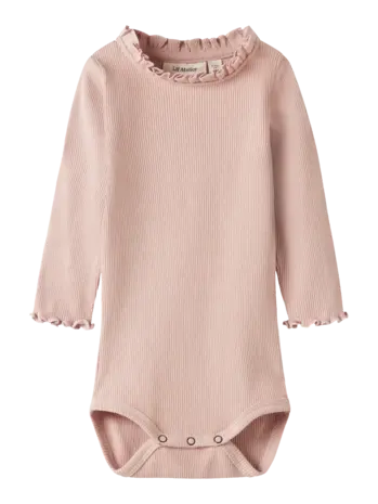 Lil' Atelier Nora LS Slim Body - Cameo Rose
