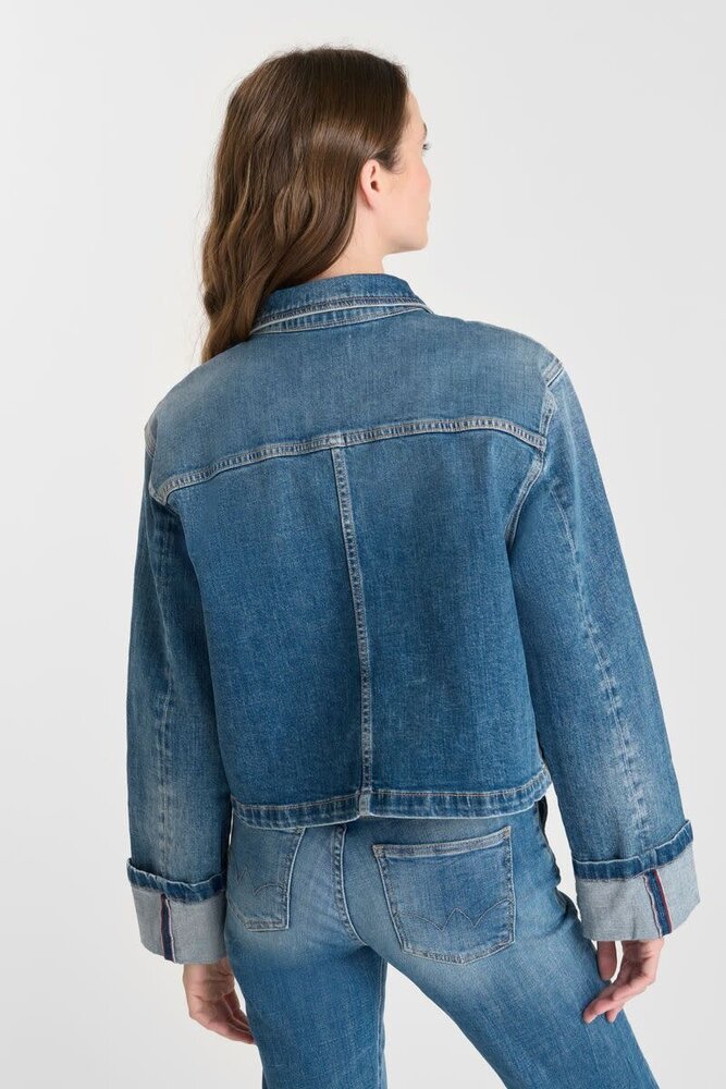 Le Temps des Cerises Aleska denim jacket - Blue