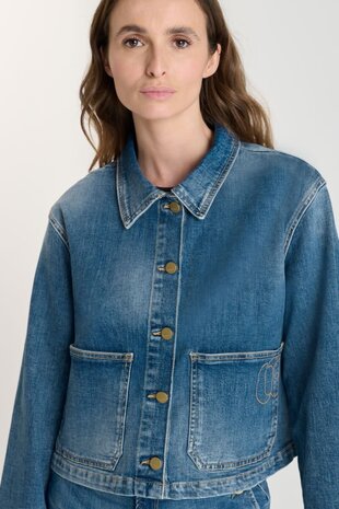 Le Temps des Cerises Aleska denim jacket - Blue