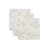 Jollein Hydrofiel Monddoekje 31x31cm Leafy Dreams - 3 Stuks