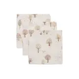 Jollein Hydrofiel Monddoekje 31x31cm Tiny Park - 3 Stuks