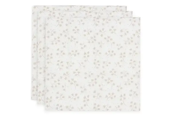 Jollein Hydrofiele Doek 70x70cm Leafy Dreams - 3 Stuks Jollein Hydrofiele Doek 70x70cm Leafy Dreams - 3 Stuks